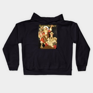 Merry Christmas from Kuppenheimer's, c.1924 J.C. Leyendecker Kids Hoodie